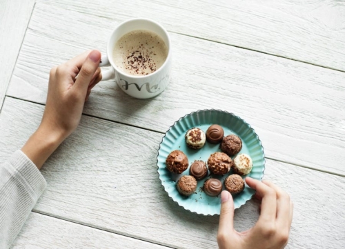 coffee and chocolate